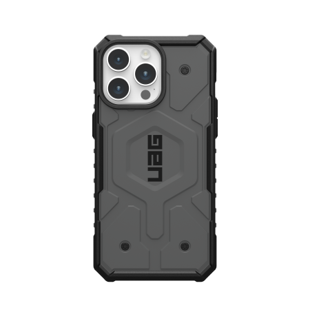 UAG Pathfinder MagSafe dėklas iPhone 15 Pro Max - sidabrinis