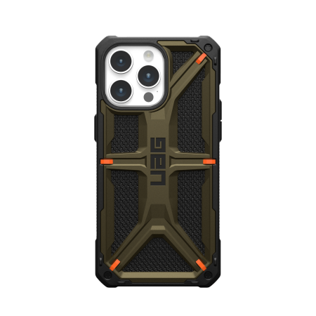 UAG Monarch dėklas telefonui iPhone 15 Pro Max - žalias kevlaras