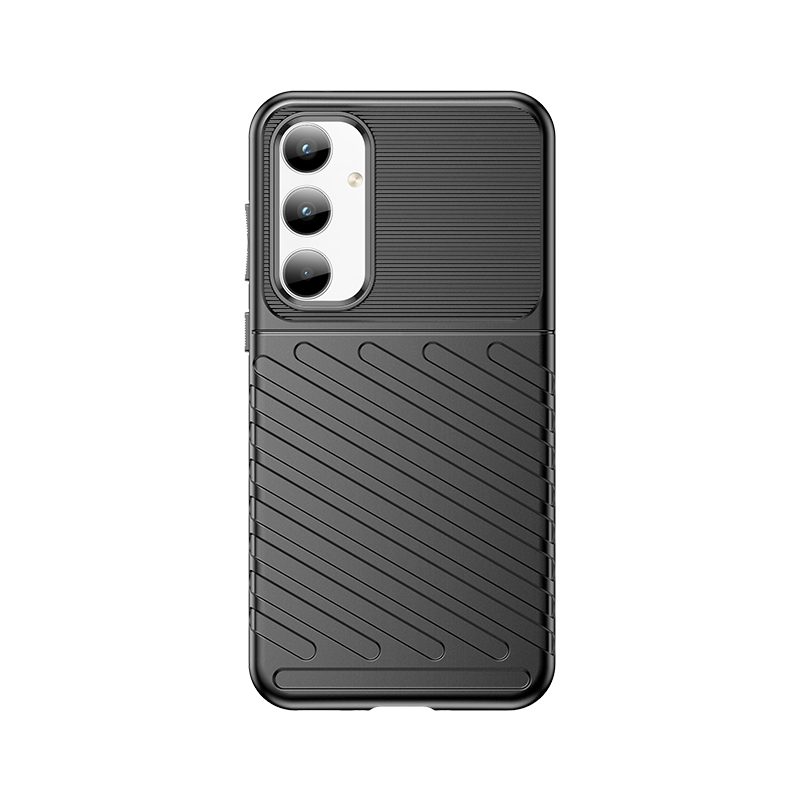 Thunder Case apsauginis dėklas telefonui Samsung Galaxy A35 - juodas