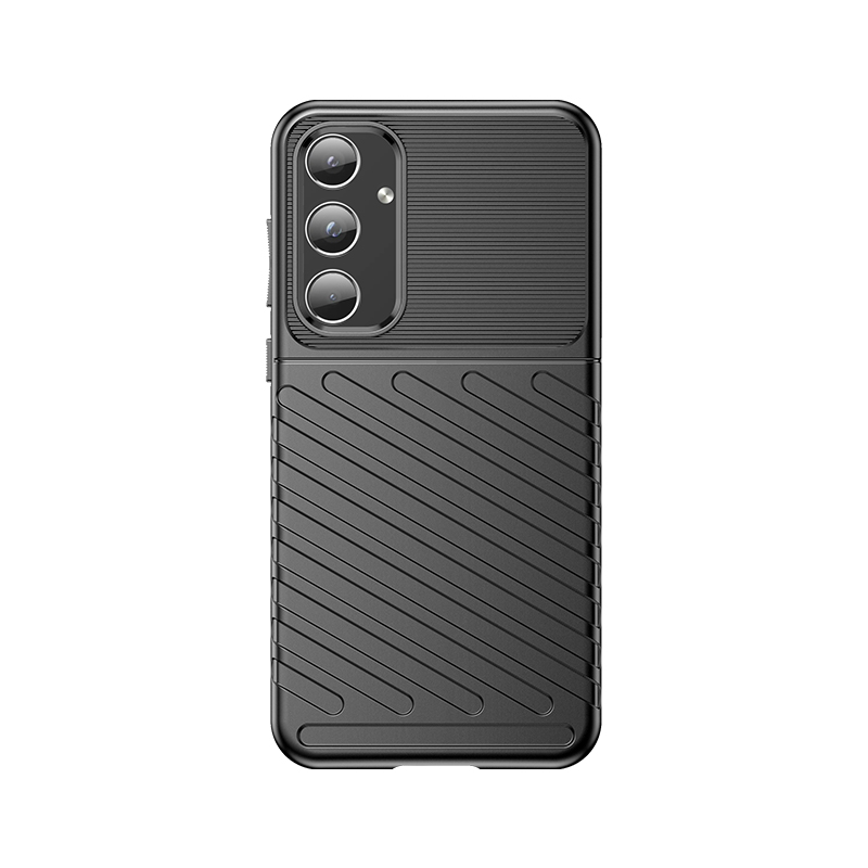 Thunder Case apsauginis dėklas telefonui Samsung Galaxy A55 - juodas