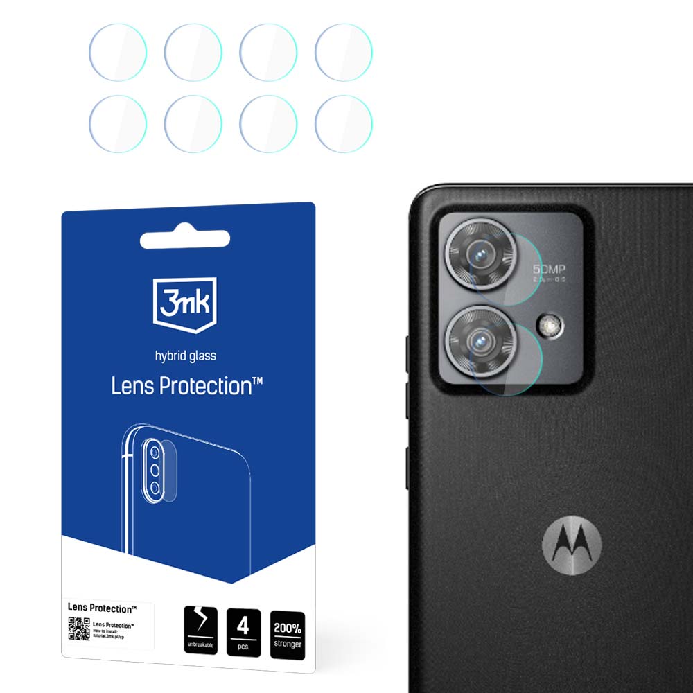 3mk Lens Protection™ hibridinis kameros stiklas Motorola Edge 40 Neo