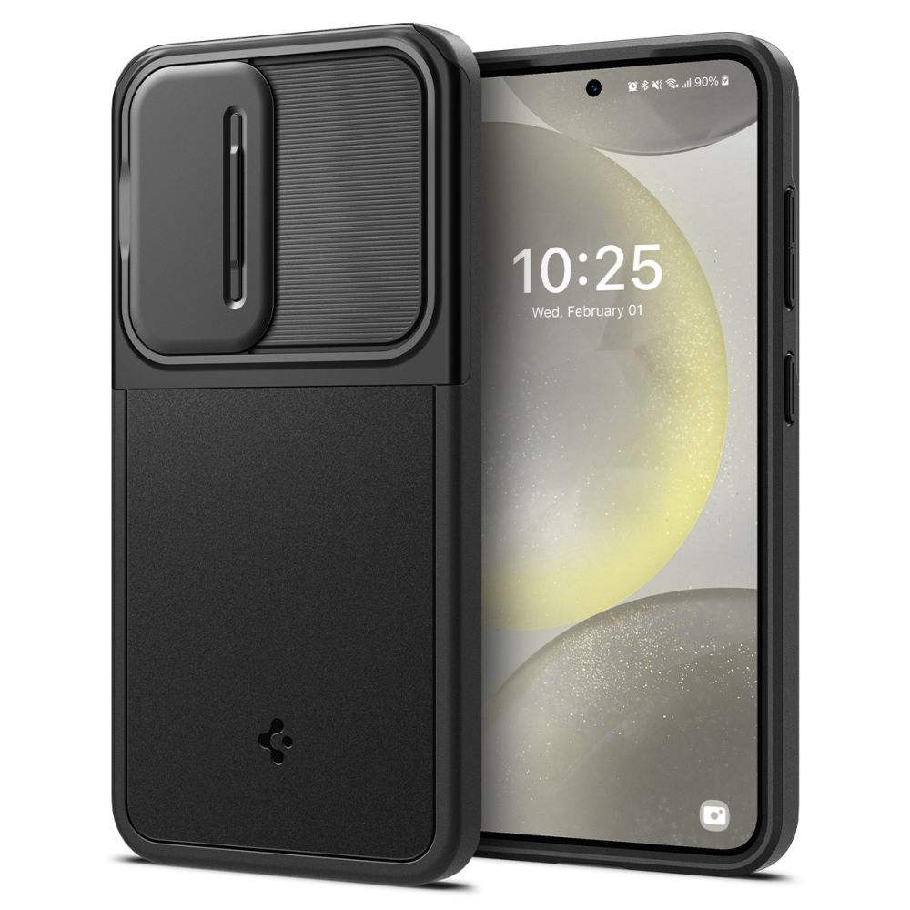 Spigen Optik Armor dėklas telefonui Samsung Galaxy S24 - juodas
