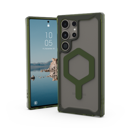 UAG Plyo Pro Magnet dėklas Samsung Galaxy S24 Ultra 5G su magnetiniu moduliu - skaidrus žalias