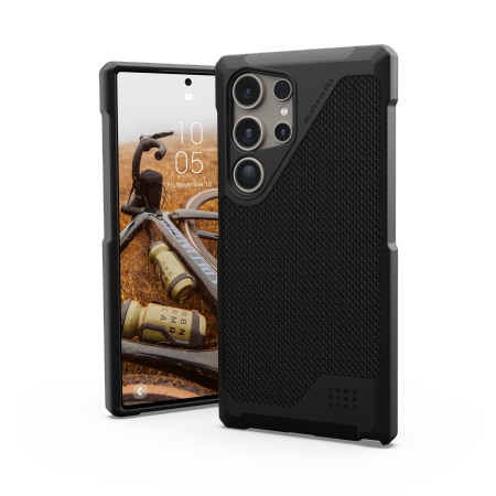 UAG Metropolis LT Magnet dėklas Samsung Galaxy S24 Ultra su magnetiniu moduliu - juodas kevlaras