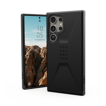 UAG Civilian dėklas Samsung Galaxy S24 Ultra - juodas
