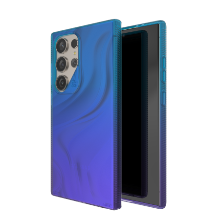 ZAGG dėklas telefonui Milan Samsung Galaxy S24 Ultra - mėlynas