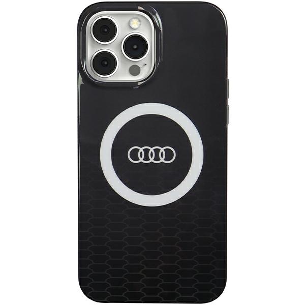 Audi IML Big Logo Magnetinis dėklas iPhone 13 Pro Max - juodas