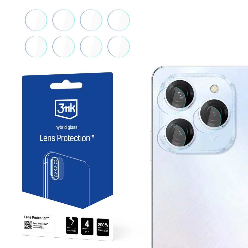 3mk Lens Protection™ hibridinis kameros stiklas Tecno Spark 20 Pro