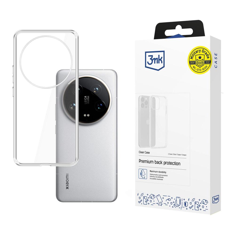3mk Skaidrus dėklas telefonui Xiaomi 14 Ultra - skaidrus