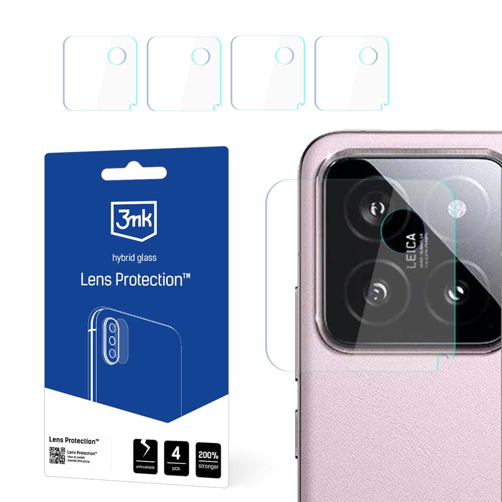 3mk Lens Protection™ Kameros objektyvo apsauginis stiklas Xiaomi 14 (m)