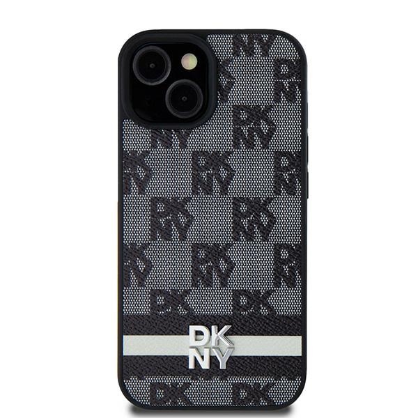 DKNY odinis languoto Mono rašto ir spausdintų juostų dėklas telefonui Samsung Galaxy S24+ - juodas