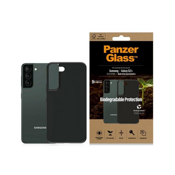 PanzerGlass biodegraduojantis dėklas telefonui Samsung Galaxy S22+ - juodas