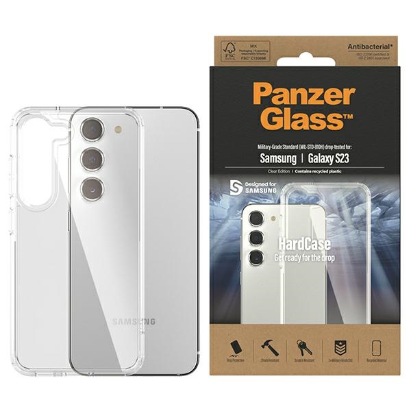 PanzerGlass ClearCase dėklas telefonui Samsung Galaxy S23 - skaidrus