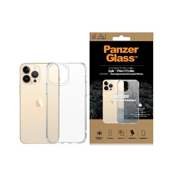 PanzerGlass HardCase antibakterinis karinio standarto sertifikuotas dėklas iPhone 13 Pro Max telefonui – skaidrus