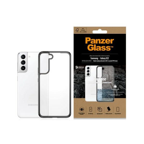 PanzerGlass HardCase antibakterinis karinio lygio sertifikuotas dėklas telefonui Samsung Galaxy S22 - skaidrus