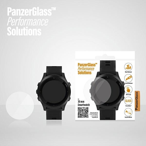 PanzerGlass SmartWatch ekrano apsauga Garmin / Huawei 36mm išmaniesiems laikrodžiams