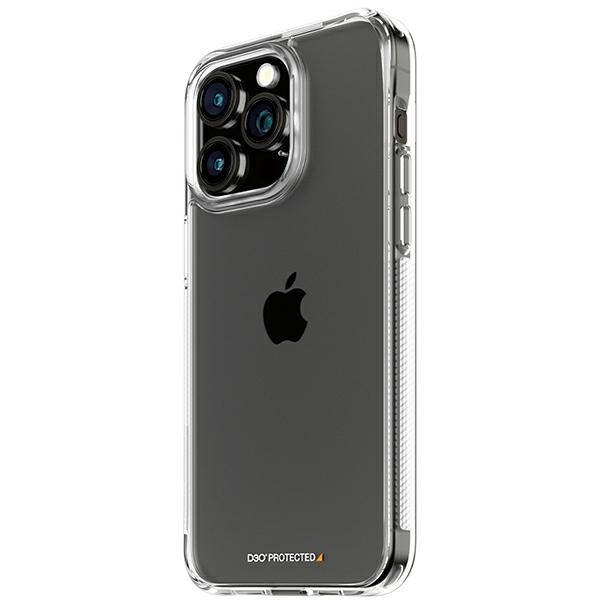 PanzerGlass kietas dėklas su D3O ir karinės klasės sertifikatu iPhone 15 Pro Max - permatomas