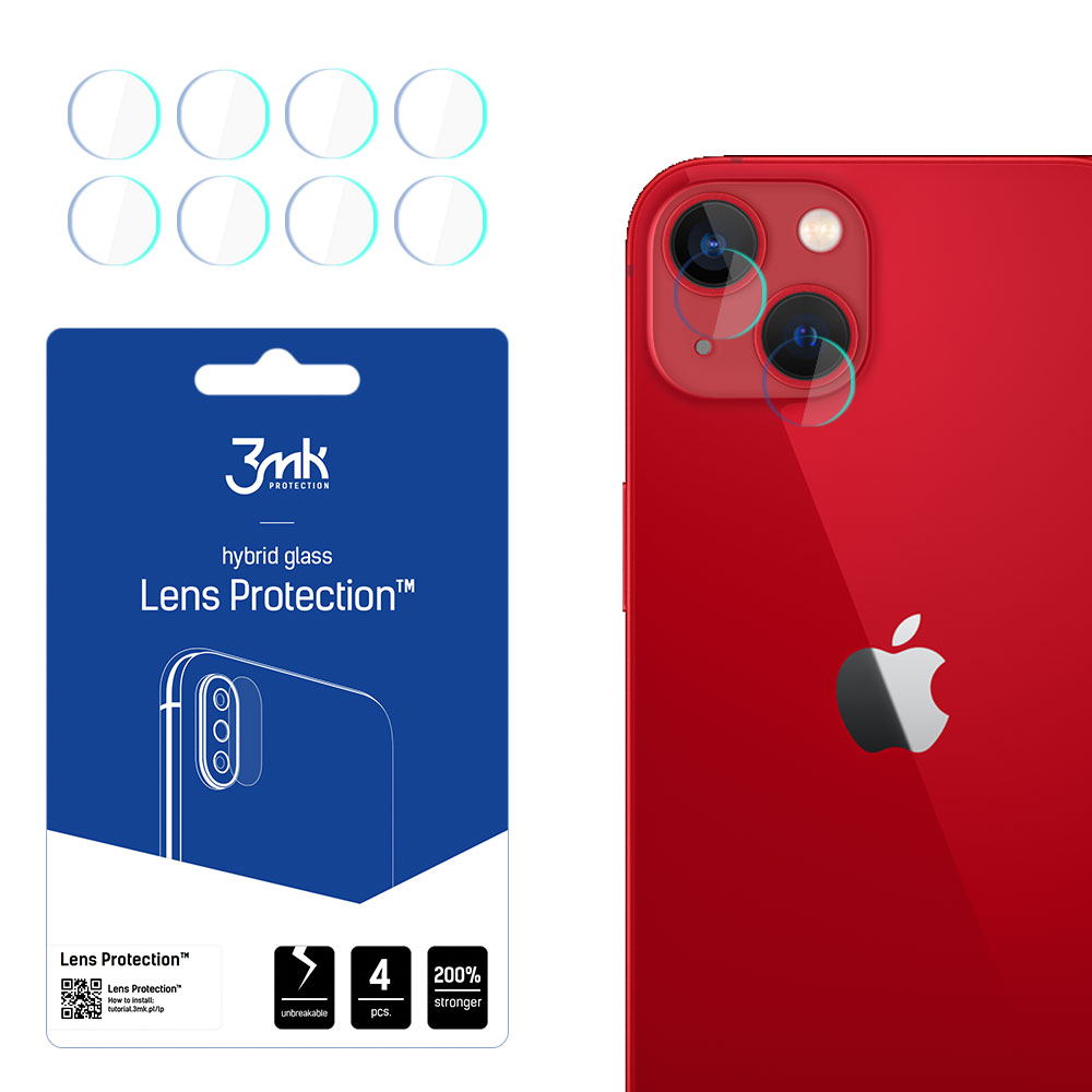 3mk Lens Protection™ hibridinis kameros stiklas iPhone 13