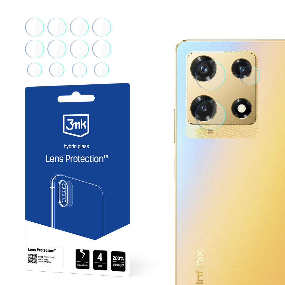 3mk Lens Protection™ hibridinis kameros stiklas Infinix Note 30