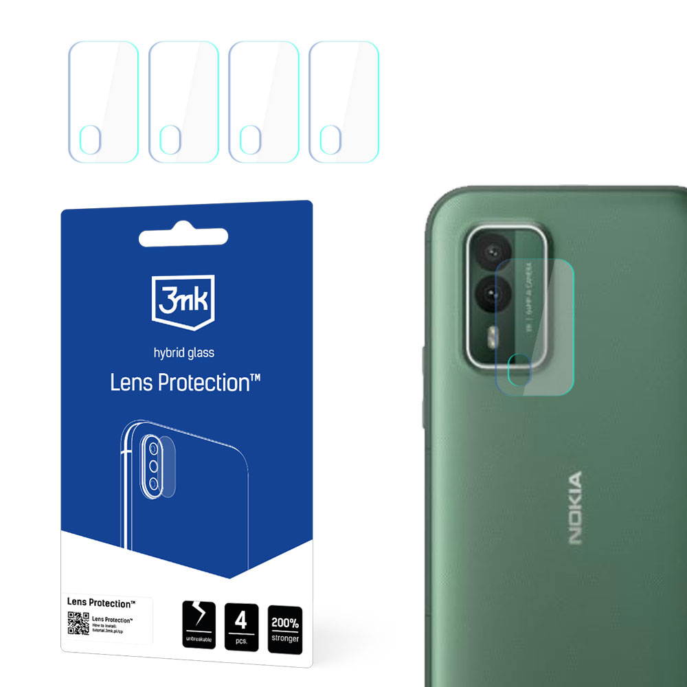 3mk Lens Protection™ hibridinis kameros stiklas Nokia XR21
