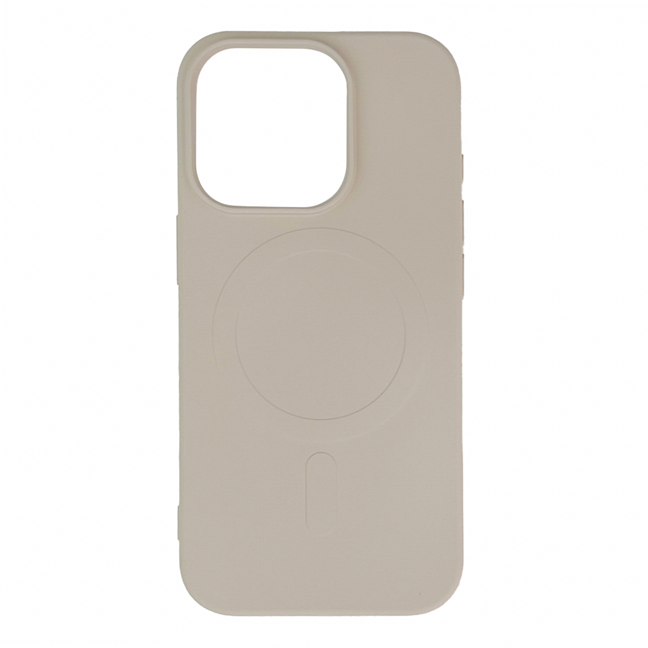 Liquid Silicone Case MagSafe dėklas iPhone 16 Pro Max - beige