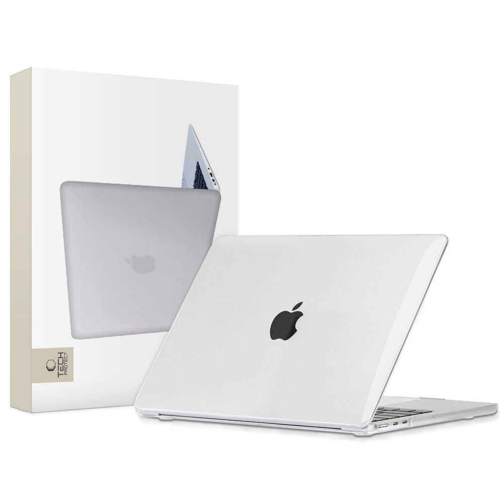 Tech-Protect SmartShell dėklas MacBook Pro 14" M1 / M2 / M3 2021-2023 - skaidrus