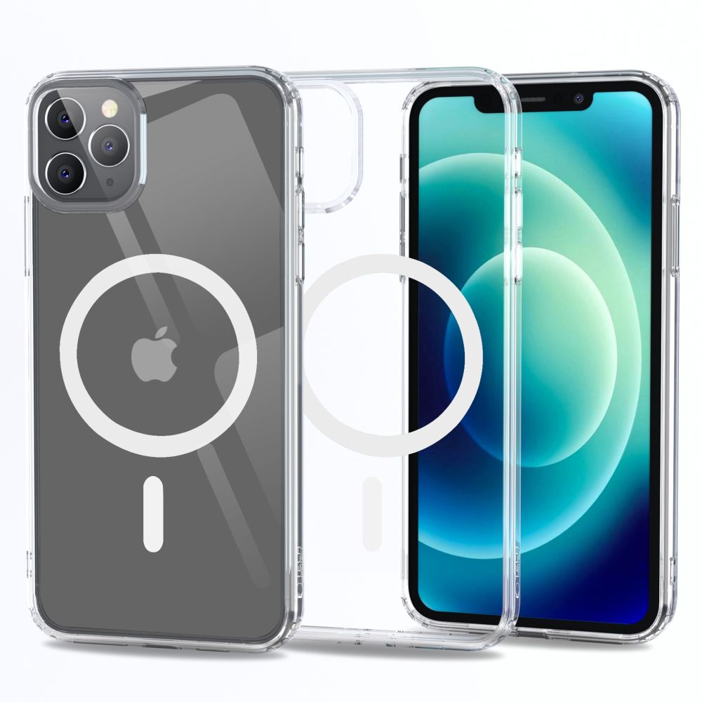 Tech-Protect FlexAir Hybrid Magnetinis dėklas telefonui iPhone 12 Pro Max - Skaidrus