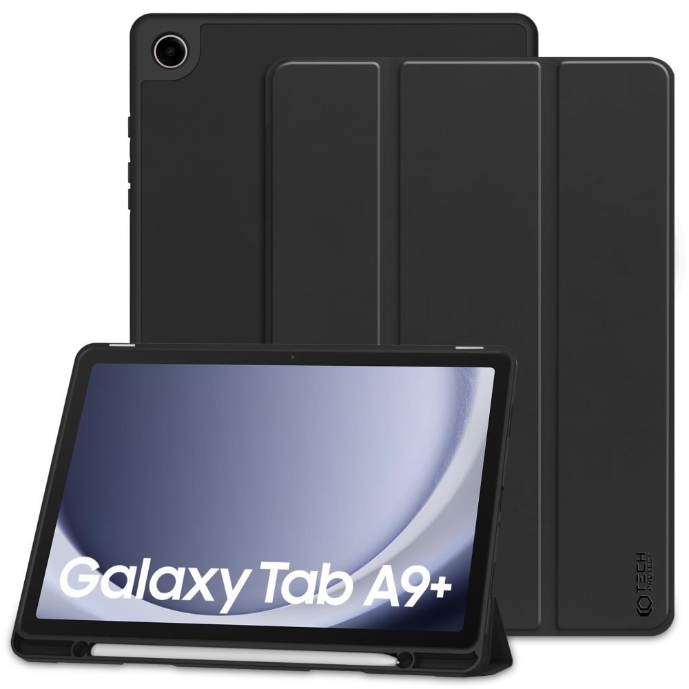 Tech-Protect SC Pen Case dėklas tabletui Samsung Galaxy Tab A9+ 11" X210 / X215 / X216 - juodas