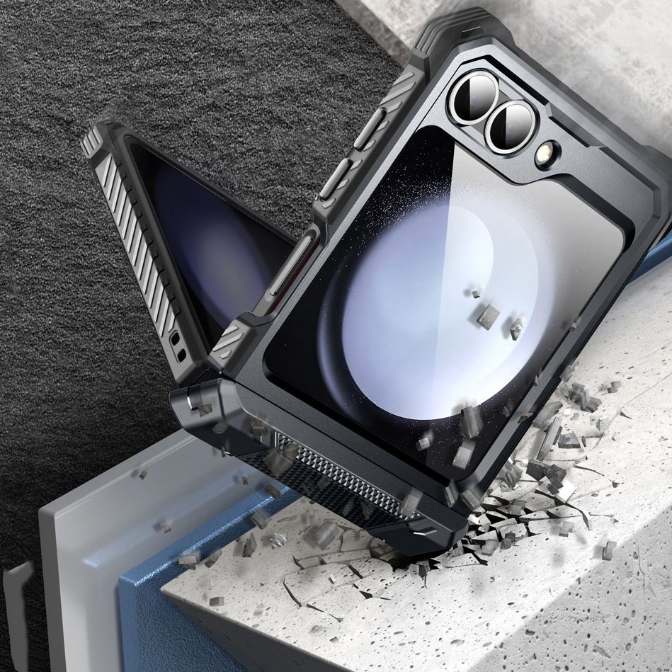 Supcase IBLSN ArmorBox dėklas telefonui Samsung Galaxy Z Flip 6 - juodas