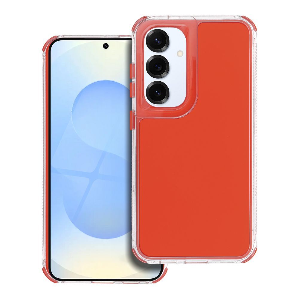 MATRIX Dėklas telefonui SAMSUNG S25 - oranžinis