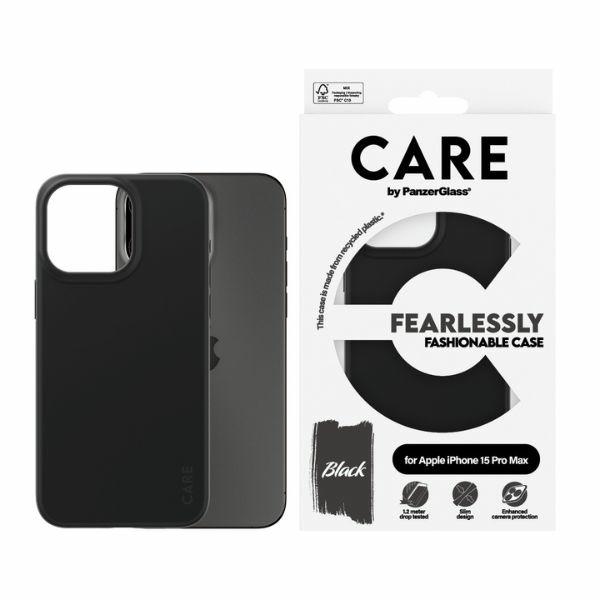 CARE by PanzerGlass stilingas dėklas telefonui iPhone 15 Pro Max - juodas