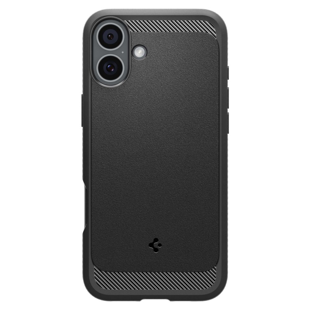 Spigen Rugged Armor Magnetinis dėklas iPhone 16 - juodas