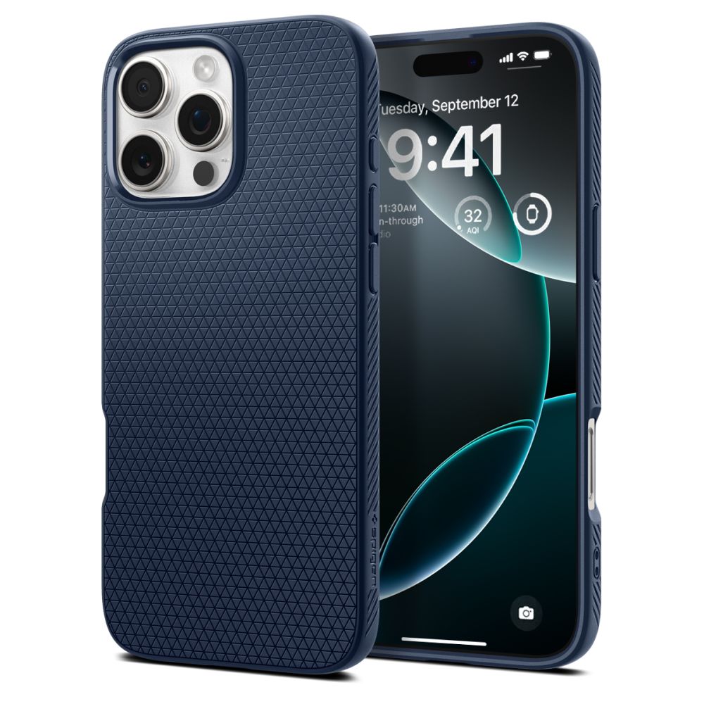 Spigen Liquid Air dėklas telefonui iPhone 16 Pro Max - mėlynas