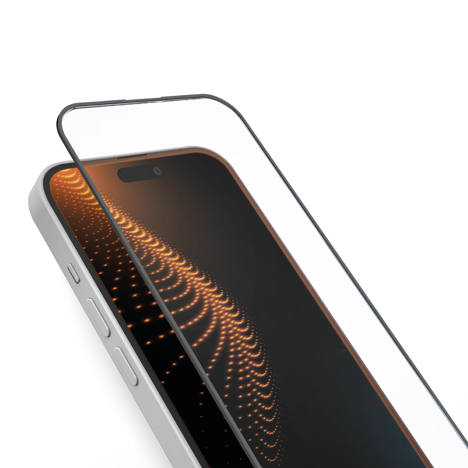 SBS grūdintas stiklas D3O su rėmeliu iPhone 16 / iPhone 15