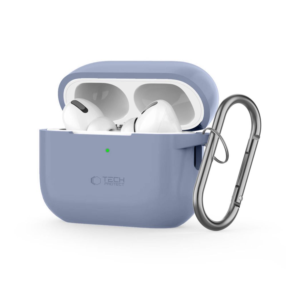 Tech-Protect silikoninis kabliukas Apple AirPods Pro 1 / 2 dėklas - mėlynas