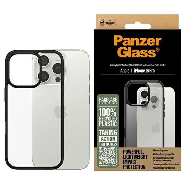 PanzerGlass kietasis dėklas iPhone 16 Pro 6.3" juodas 1296
