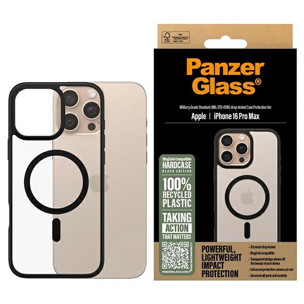 PanzerGlass HardCase iPhone 16 Pro Max 6.9" juodas/juodas Magnetinis 1304