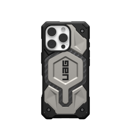 UAG Monarch Pro dėklas su Magnetine funkcija iPhone 16 Pro - titano