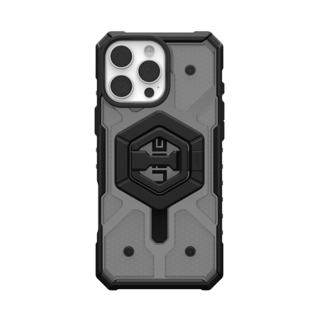 UAG Pathfinder skaidrus Magnetinis rinkinys su Magnetiniu žiediniu stovu iPhone 16 Pro Max - juodas