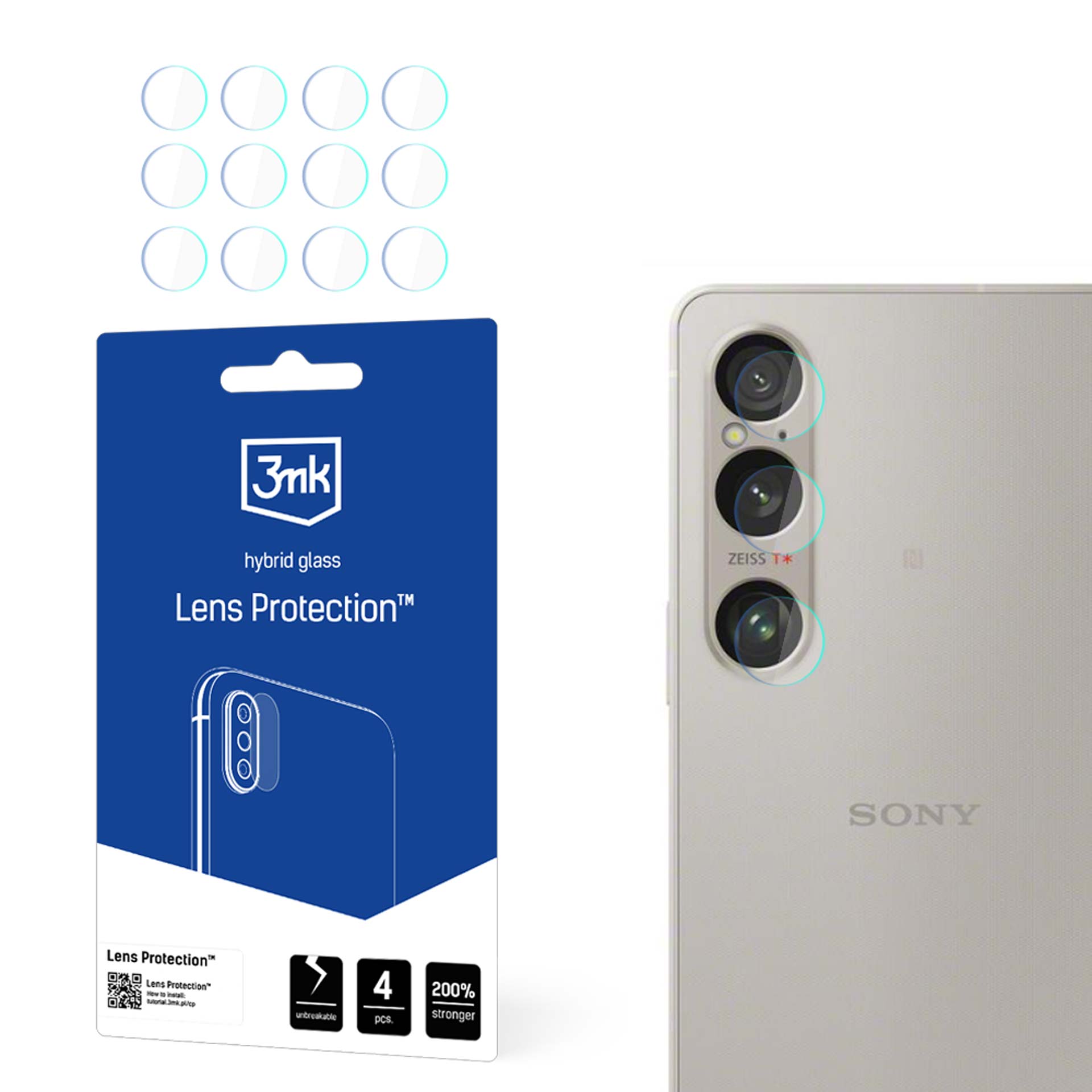 Kameros dangtelis 3mk objektyvo apsauga Sony Xperia 1 VI