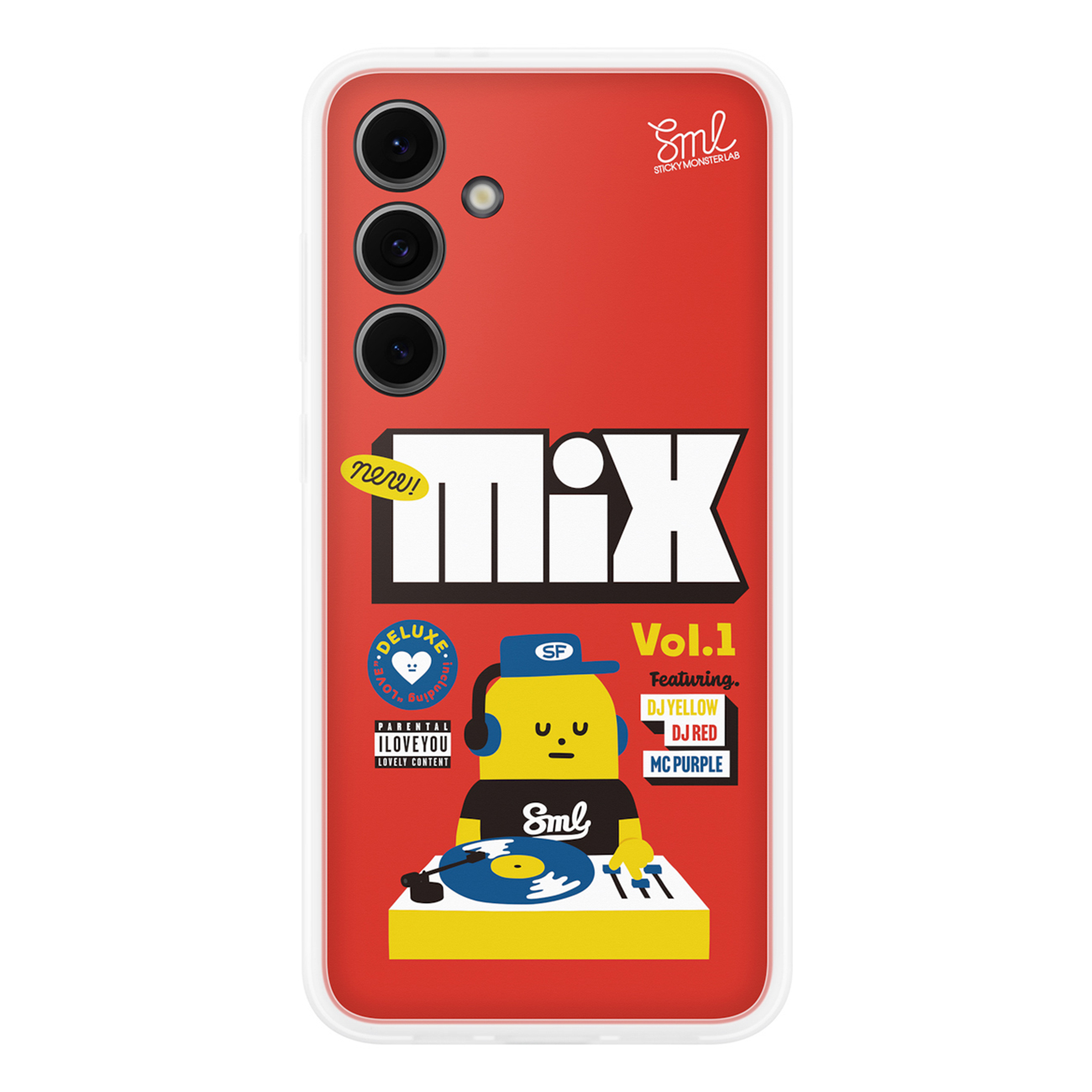 Dėklas telefonui Flipsuit EF-MS721CREGWW Samsung Galaxy S 24 FE - raudonas