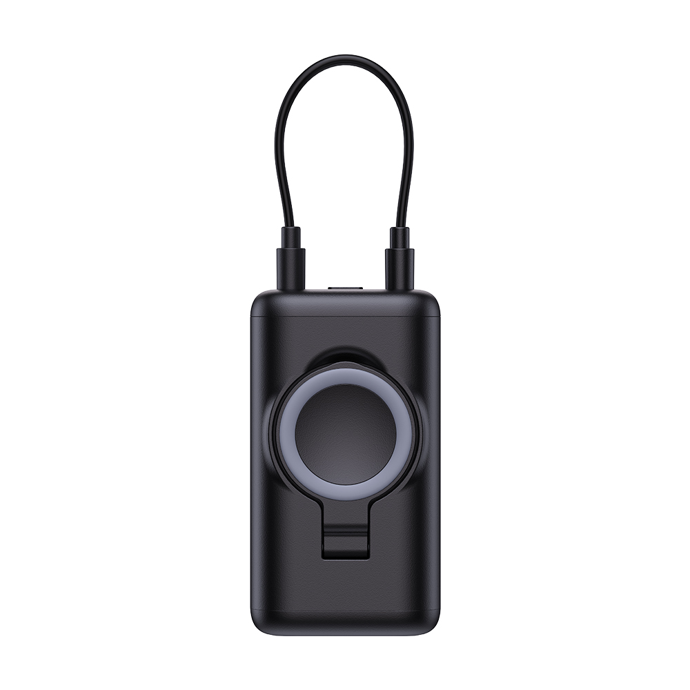 Joyroom JR-W13 5000mAh Belaidis Išorinė baterija Apple Watch + USB-C ir Lightning - juoda