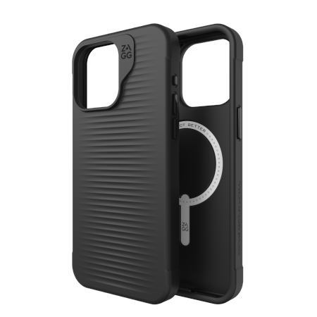 ZAGG Luxe Snap dėklas su MagSafe iPhone 15 Pro Max - juodas