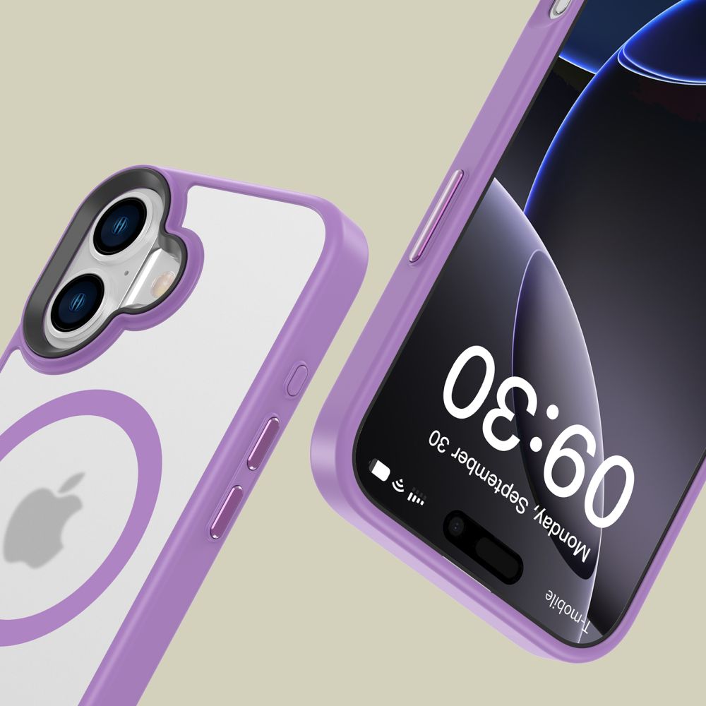 Tech-Protect MagMat magnetinis dėklas iPhone 16 - violetinė
