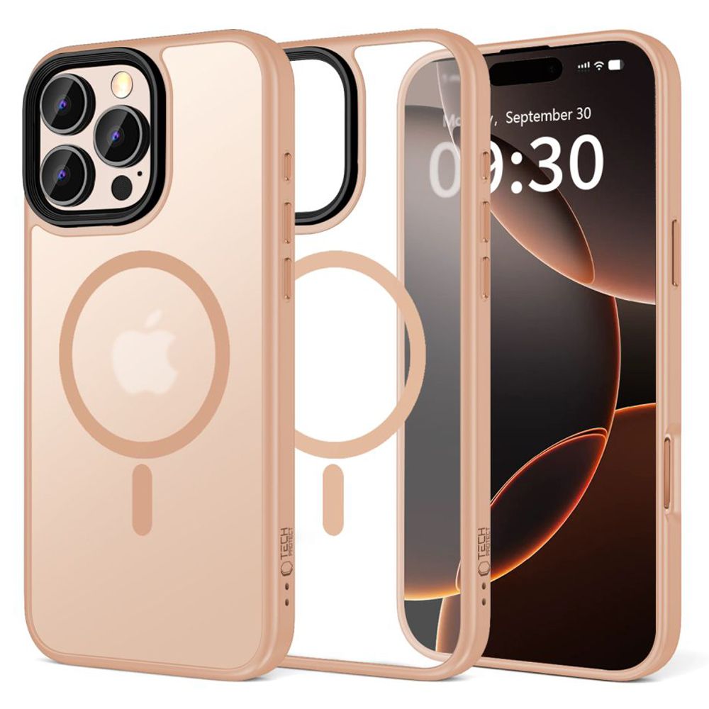 Tech-Protect MagMat MagSafe iPhone 16 Pro dėklas - rožinis