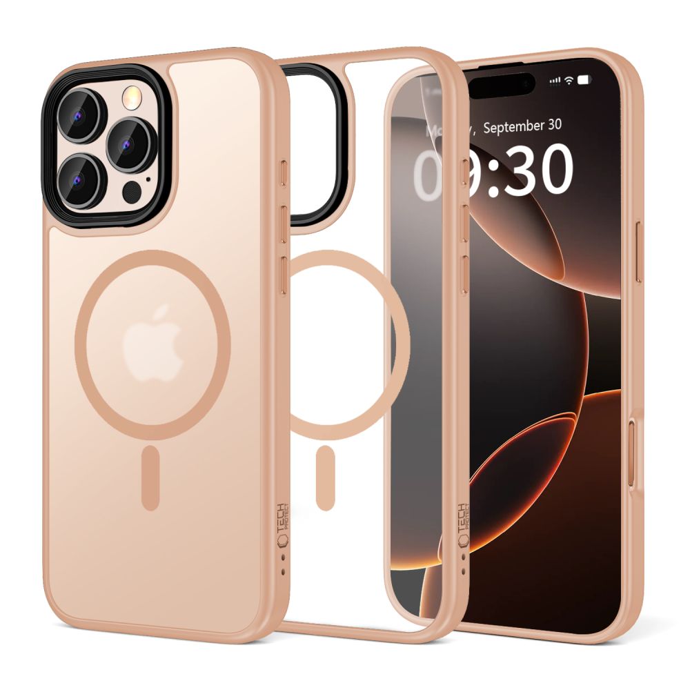 Tech-Protect MagMat Magnetinis dėklas telefonui iPhone 16 Pro Max - rožinis