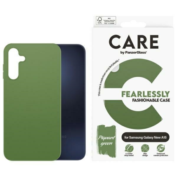 CARE by PanzerGlass Mados dėklas Samsung Galaxy A16 / A16 5G - žalias