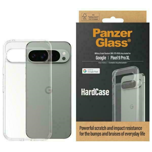 PanzerGlass HardCase dėklas telefonui Google Pixel 9 Pro XL - juodas