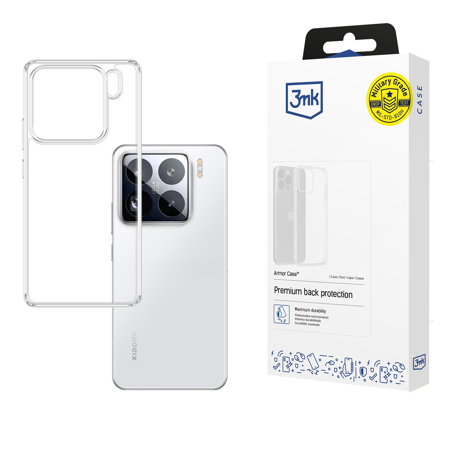 3mk Apsauginis dėklas telefonui Xiaomi 15 Pro - skaidrus