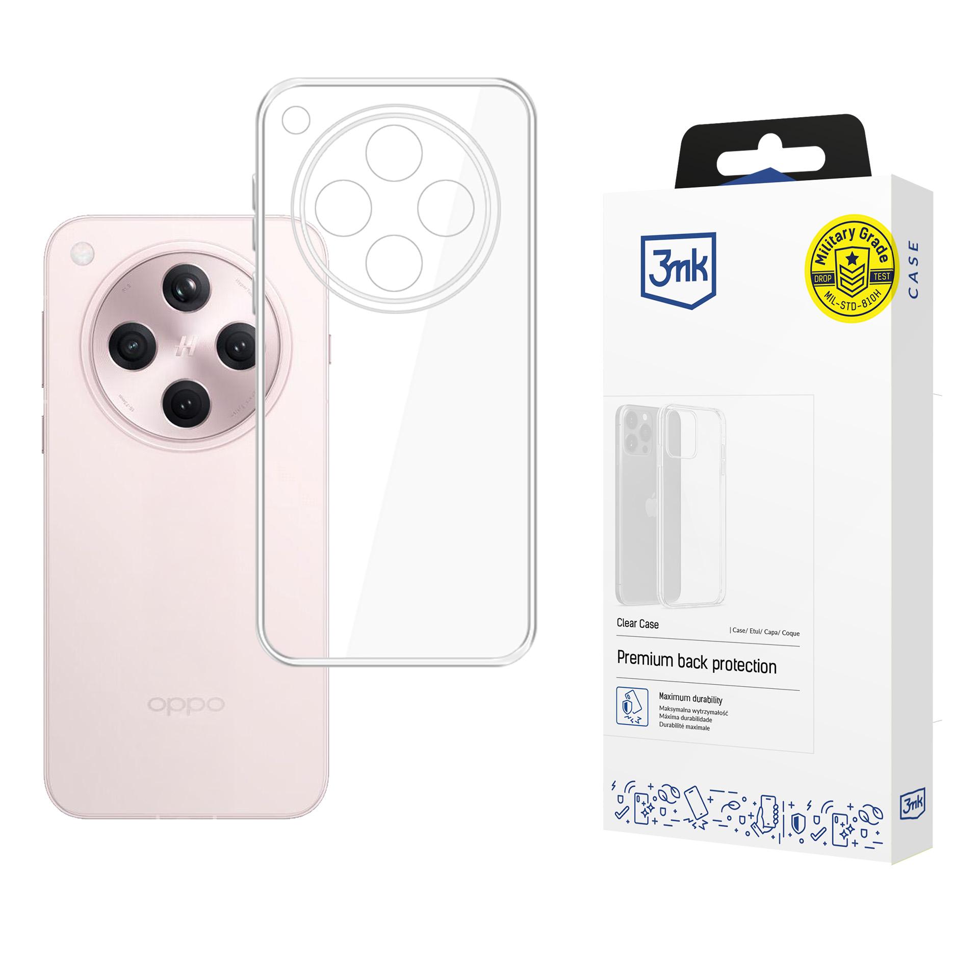 3mk skaidrus dėklas telefonui Oppo Find X8 - skaidrus